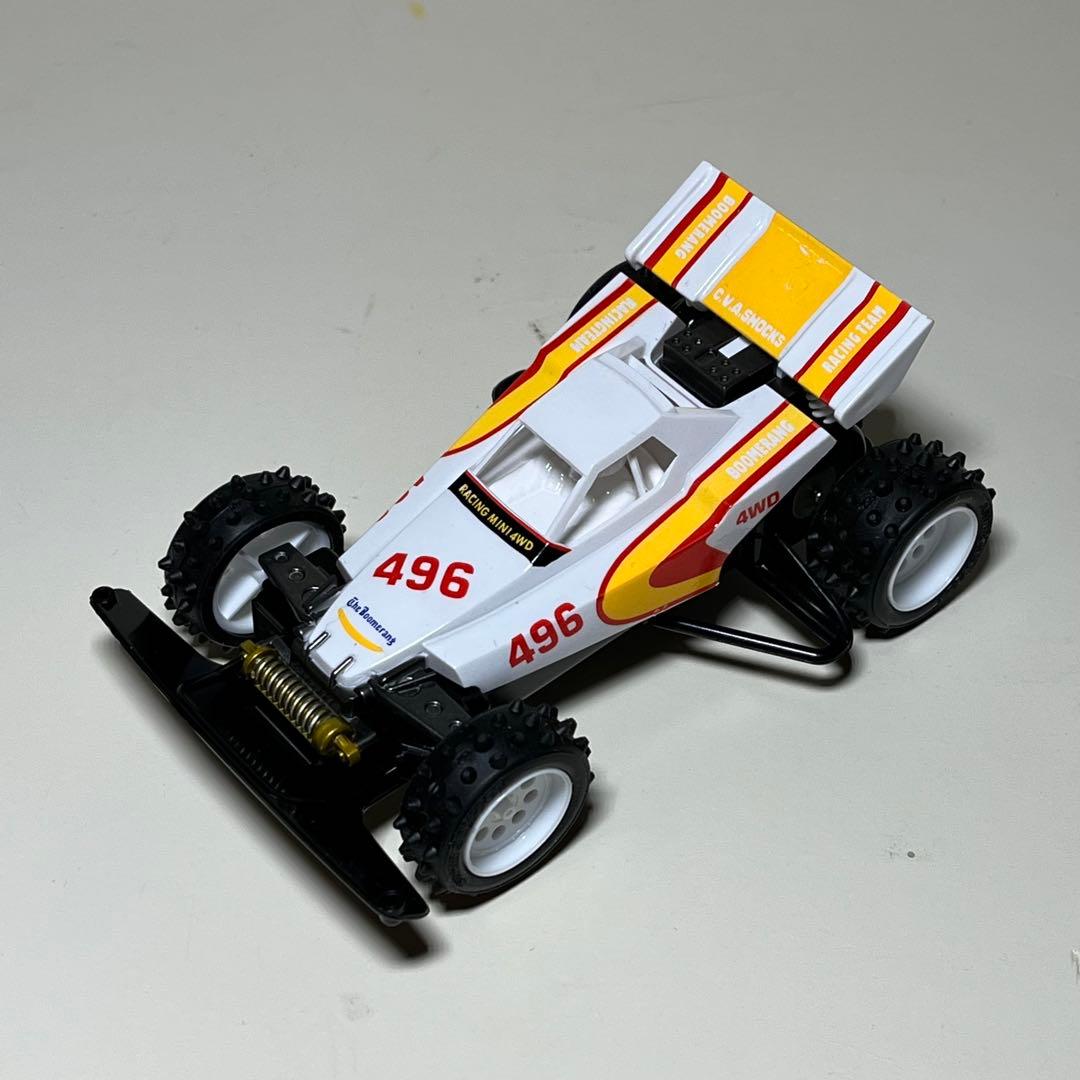 m*i様 ミニ四駆 全塗装 ブーメラン タイプ1シャーシ スパイクタイヤ タミヤ