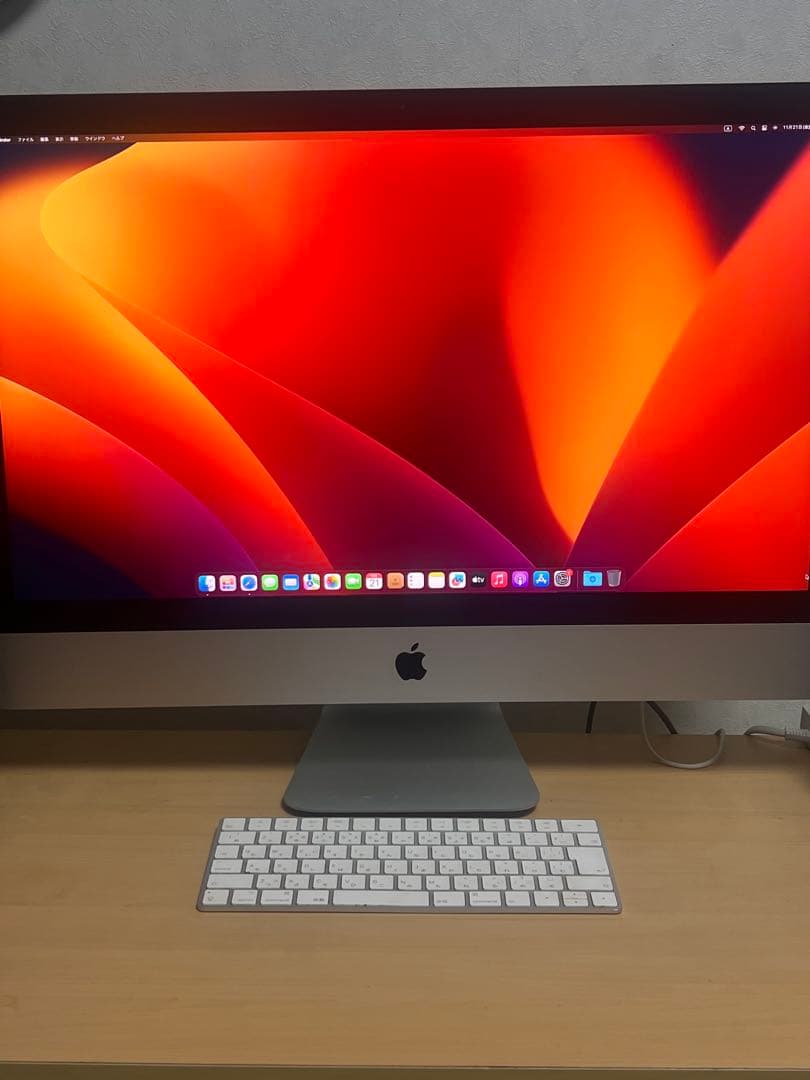 iMac 27インチ 5k Retina 2017 8GBメモリ 1TB