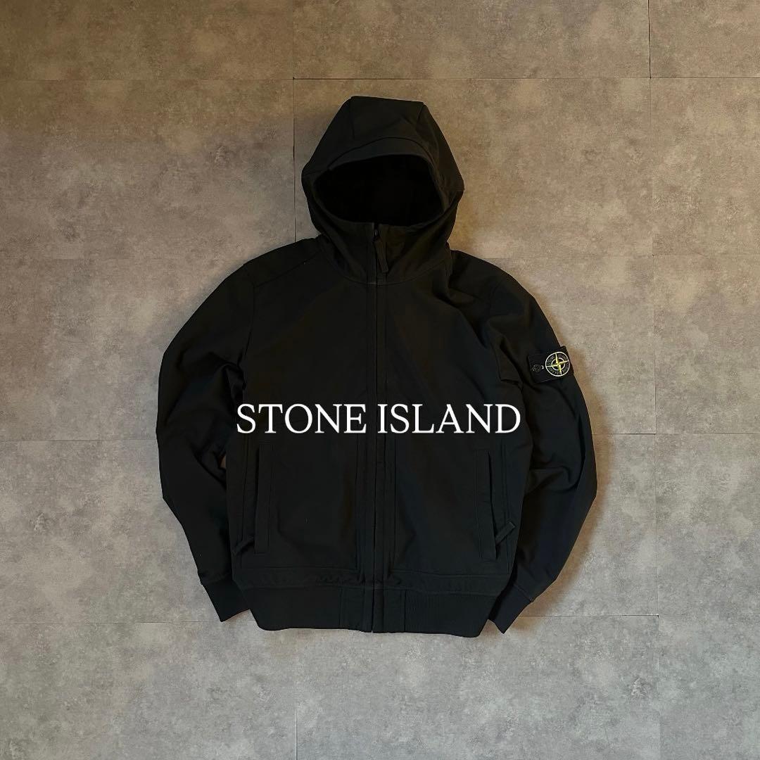 【極美品❗️】stone  ソフトシェルジャケット　黒