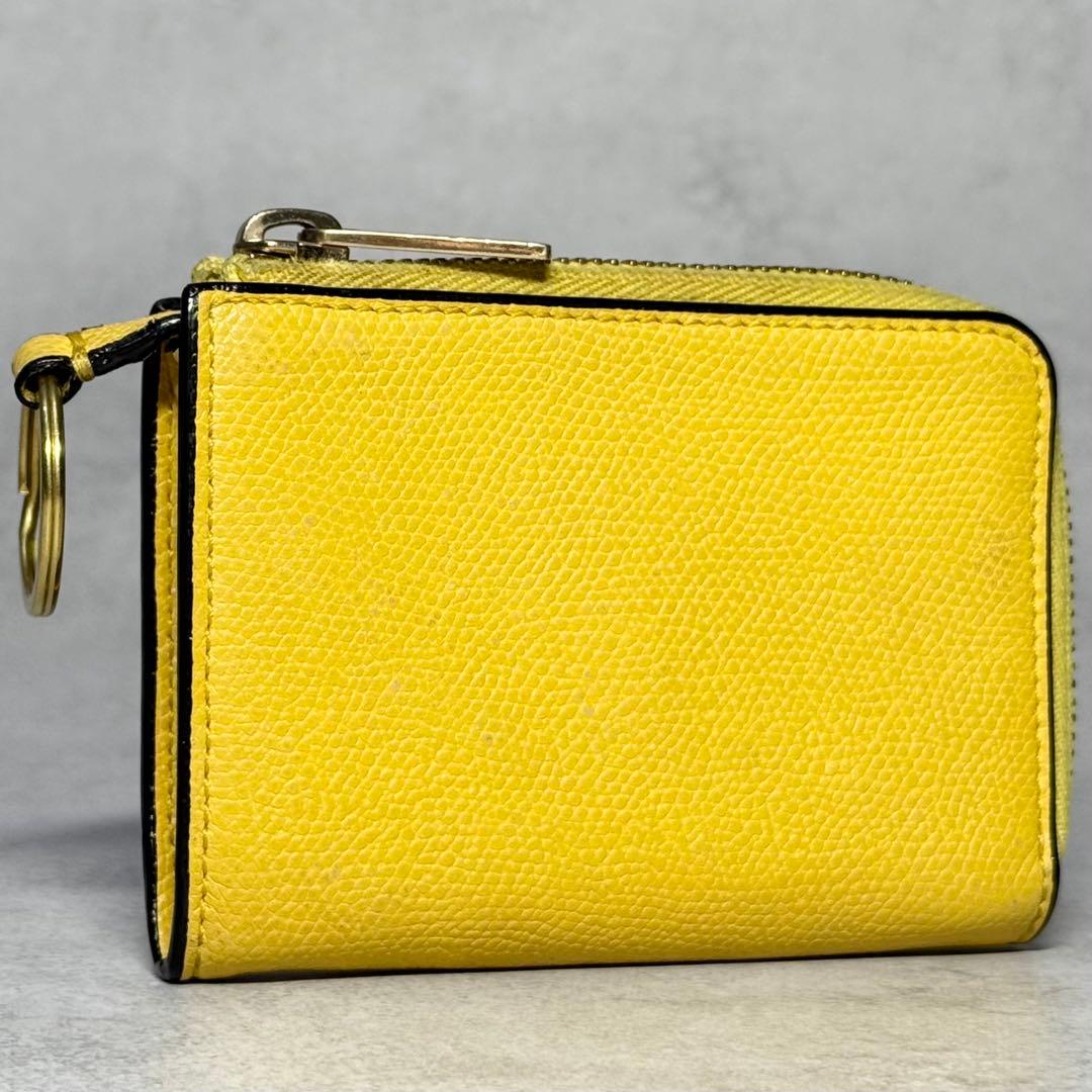 定価7.1万 ヴァレクストラ イエロー ジップキーホルダー 小銭入れ