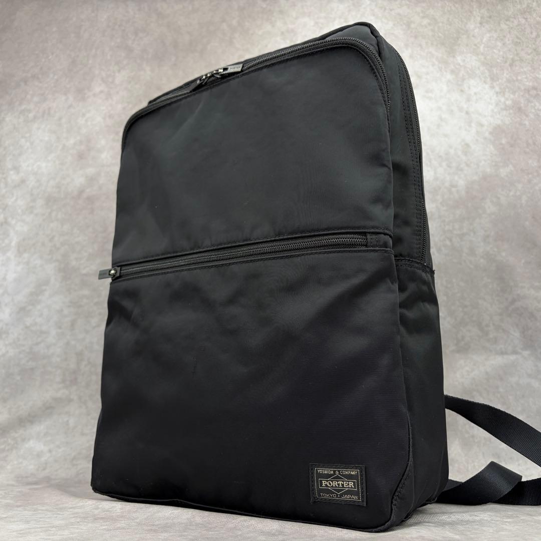 【良品✨】ポーター タイム デイパック リュックサック ビジネス 吉田カバン 黒