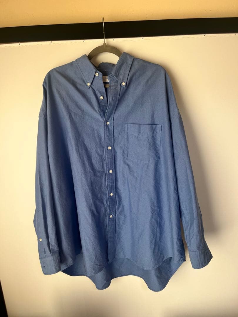 グラフペーパー 24SS Oxford Oversized B.D.Shirt