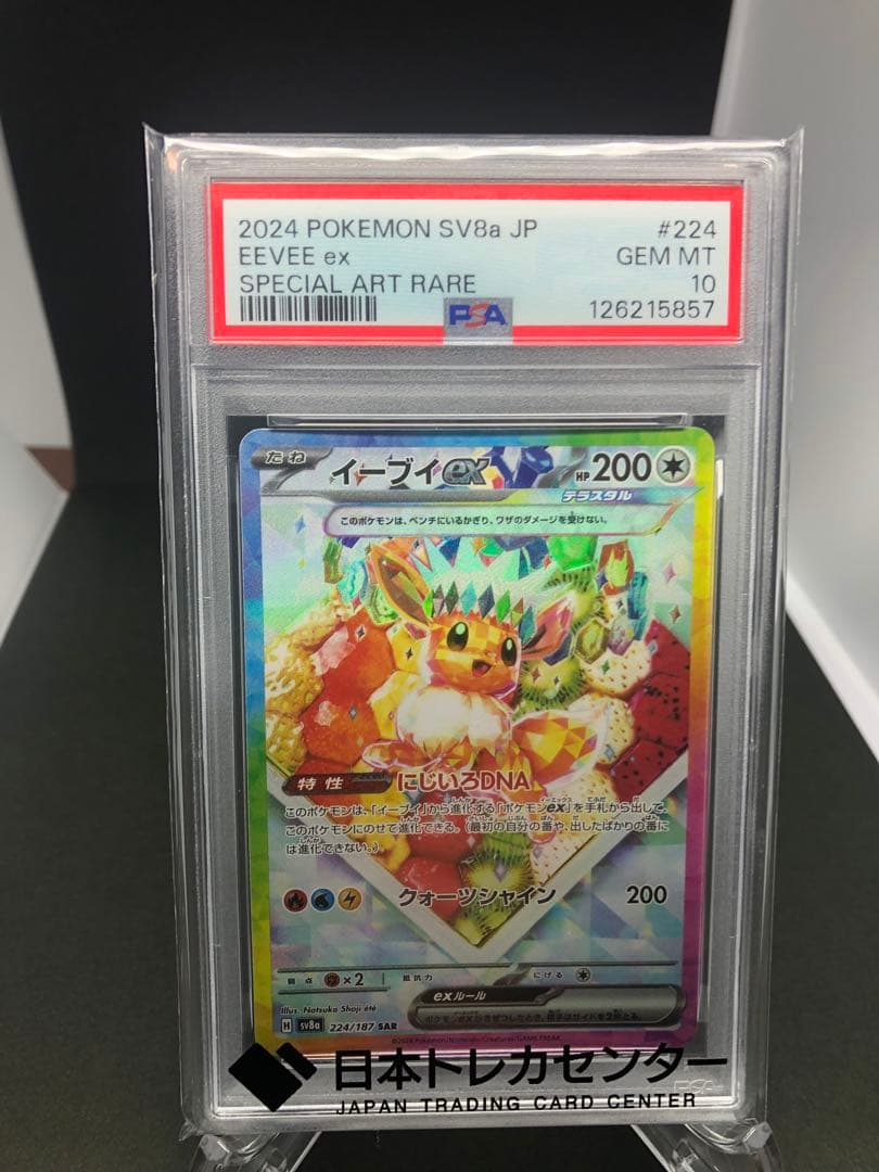PSA 10 イーブイex SAR テラスタルフェス 224/187