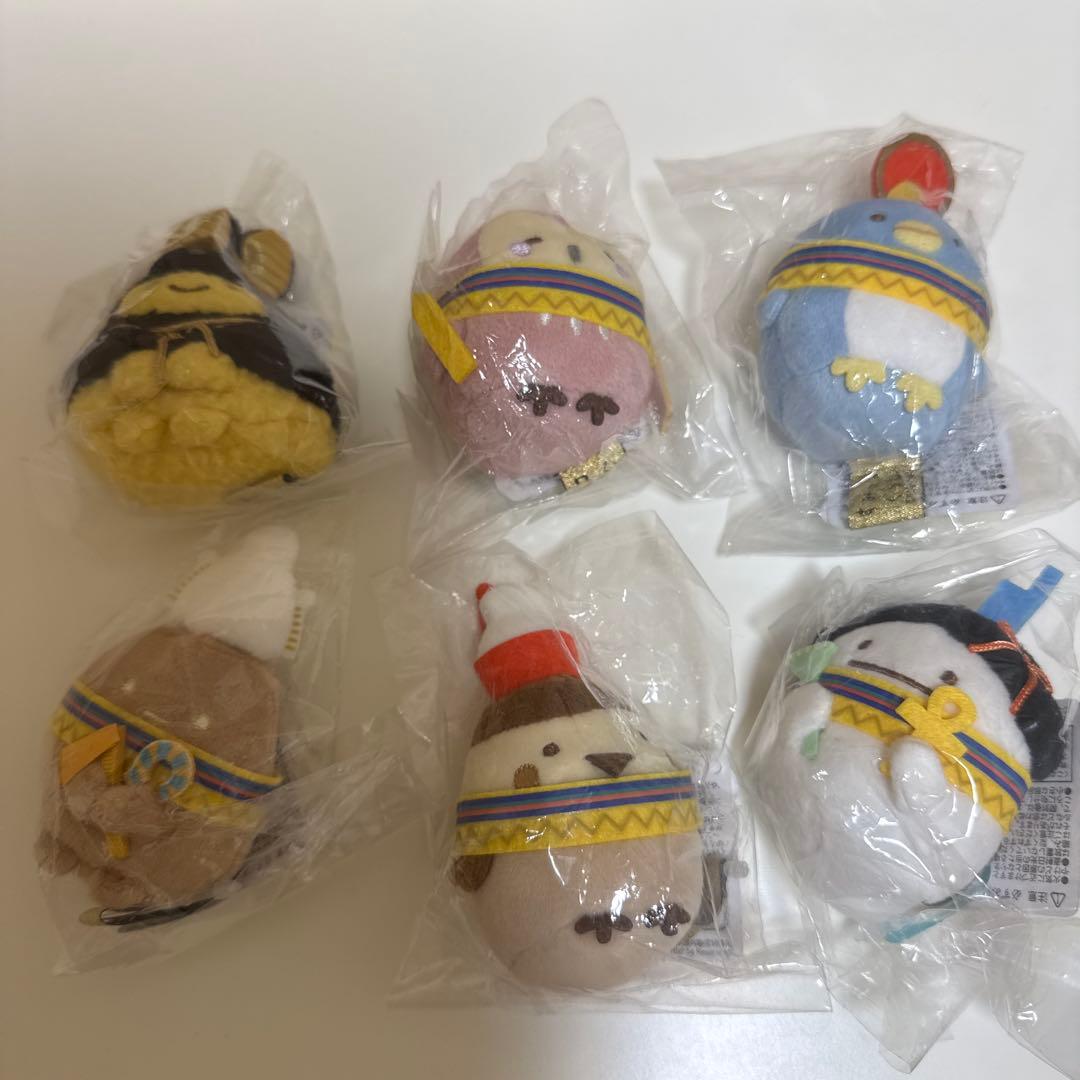 すみっこぐらし　てのりぬいぐるみエジプト展限定セット