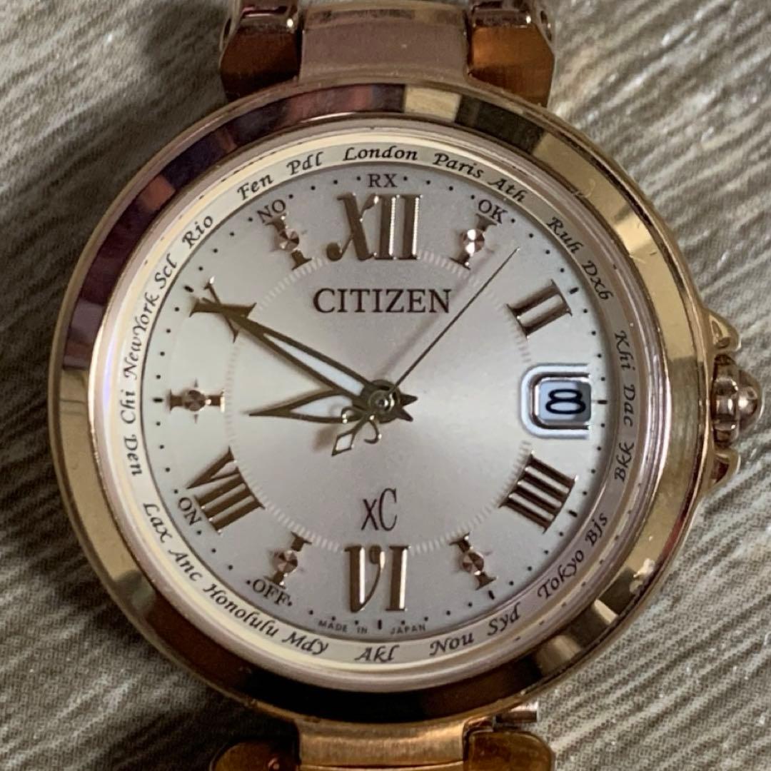 ヨッシー　citizen xC ソーラー電波時計