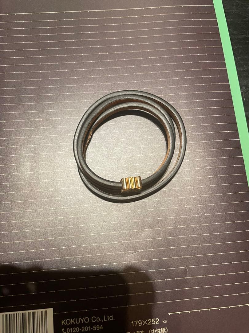 ブラウン レザー ブレスレット スペイン製