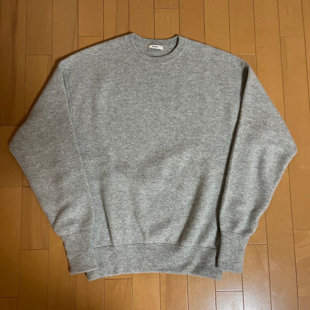 BODHI カシミヤ ヘビーウェイト スウェットシャツ　サイズ2
