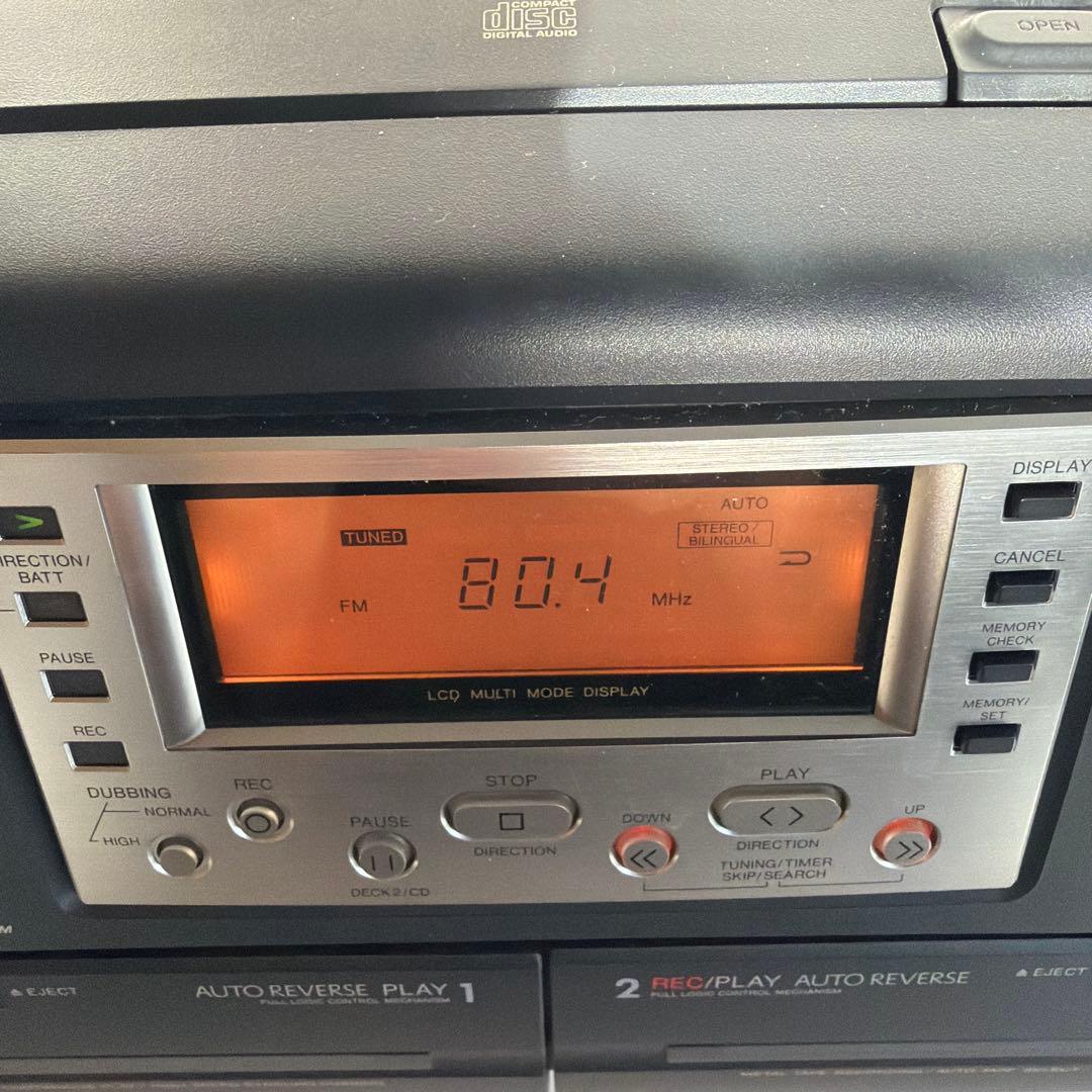 aiwa STRASSER CDラジカセ CSD-SR8 個人メンテナンス品