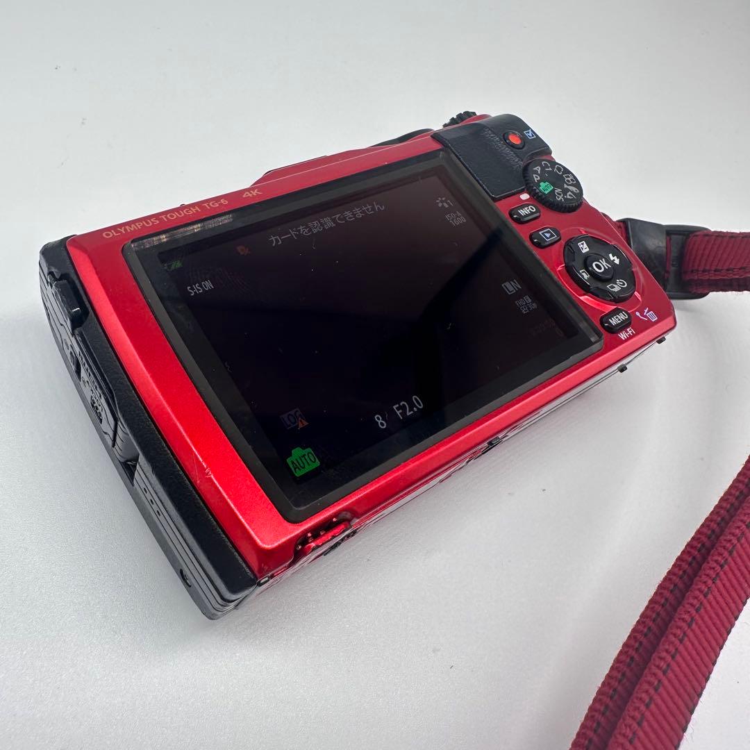 OLYMPUS　オリンパス　TOUGH　TG-6　コンパクトデジタルカメラ　赤