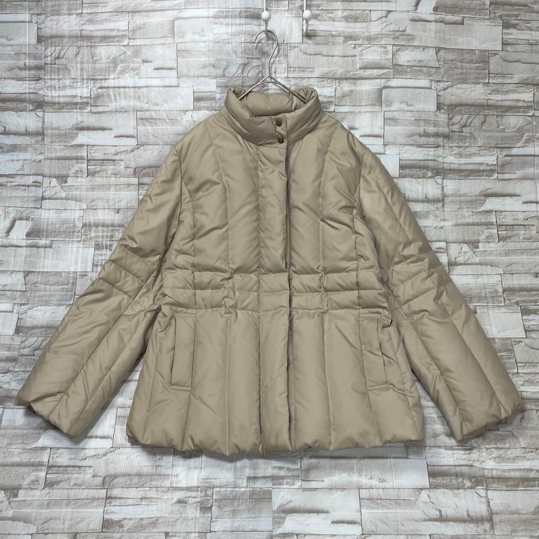 バーバリーロンドン★ダウンジャケット　ベージュ　大きいサイズ　ノバチェック　46