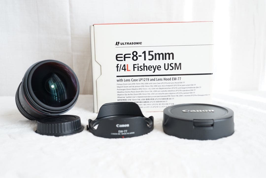 Canon EF 8-15mm f/4L Fisheye USM レンズ