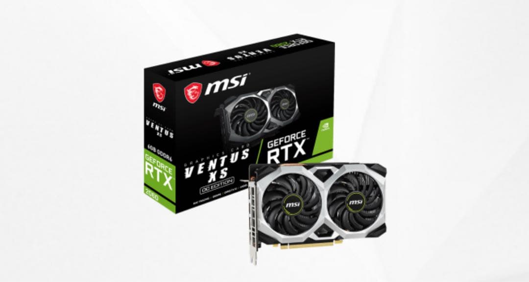 【ジャンク】RTX 2060 VENTUS XS 6G OC