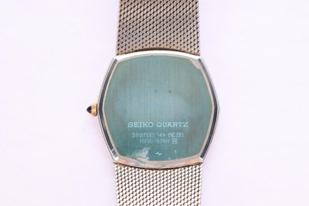 ◆SEIKO CREDOR QUARTZ スクエア ビンテージ腕時計 09133