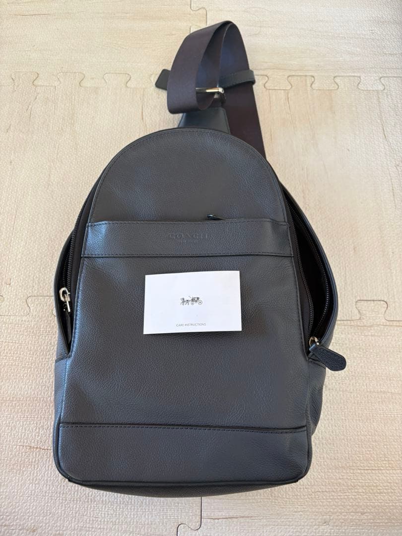 【未使用】COACH コーチ カバン　ブラック　レザー