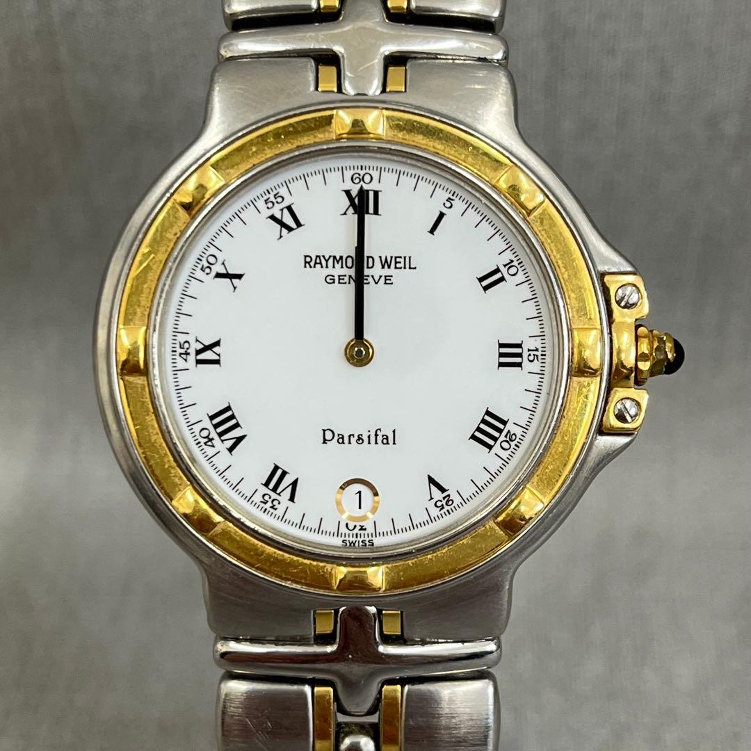 【H】希少✨レイモンドウィル　パルシファル　9190　メンズ　腕時計　不動