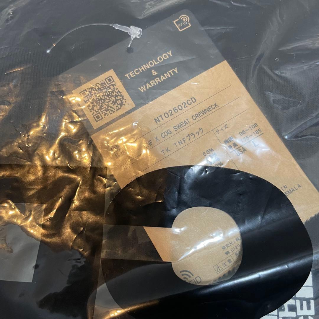 新品未使用　The North Face x CDG スウェットクルーネック