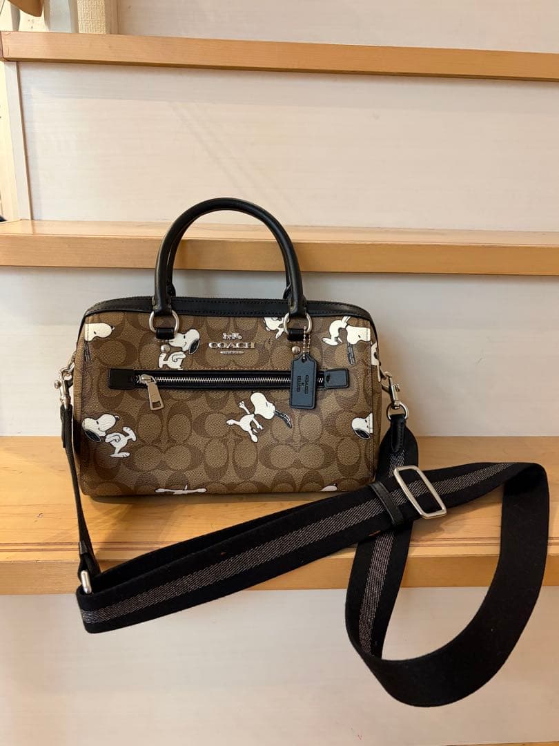 COACH-SNOOPYシグネチャーショルダー付き
