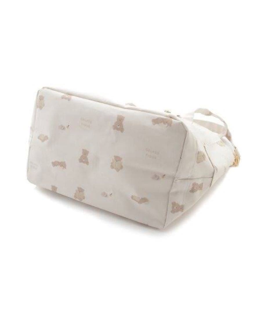 ジェラートピケ おうちリラックスクマ柄