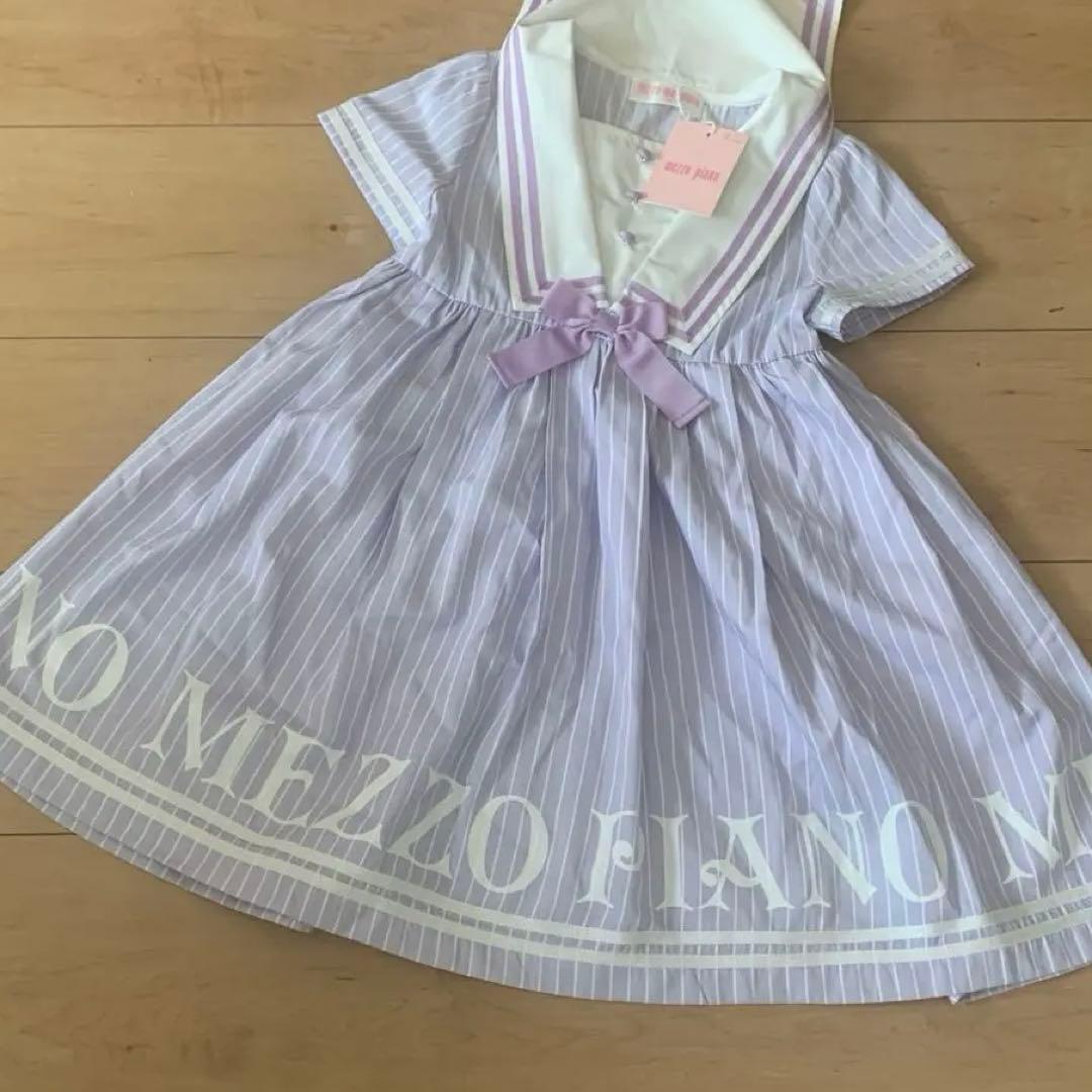 【新品・タグ付】メゾピアノ♡セーラーワンピース