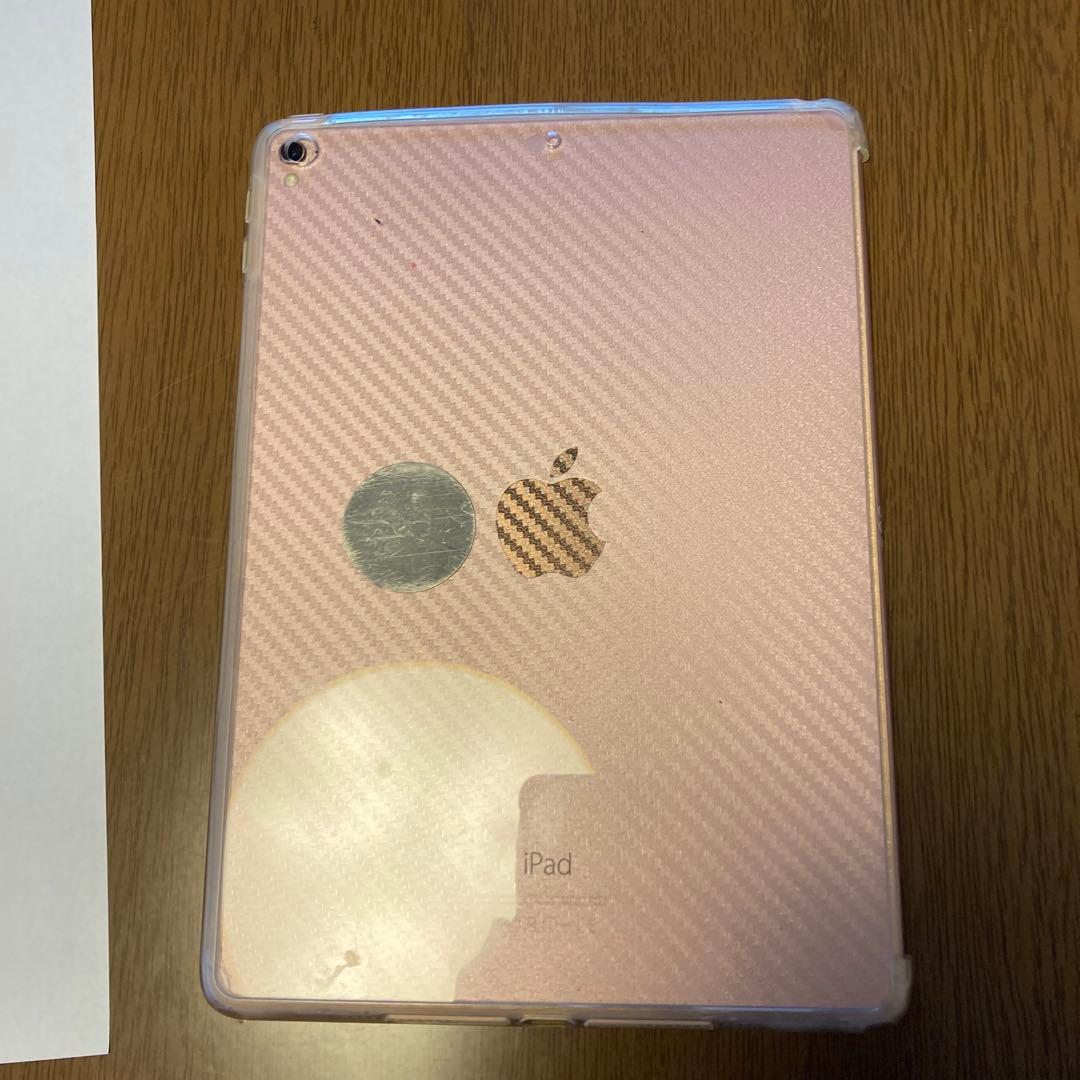 整備済品　iPad Pro 9.7 A1673 ピンクゴールド 保護シール
