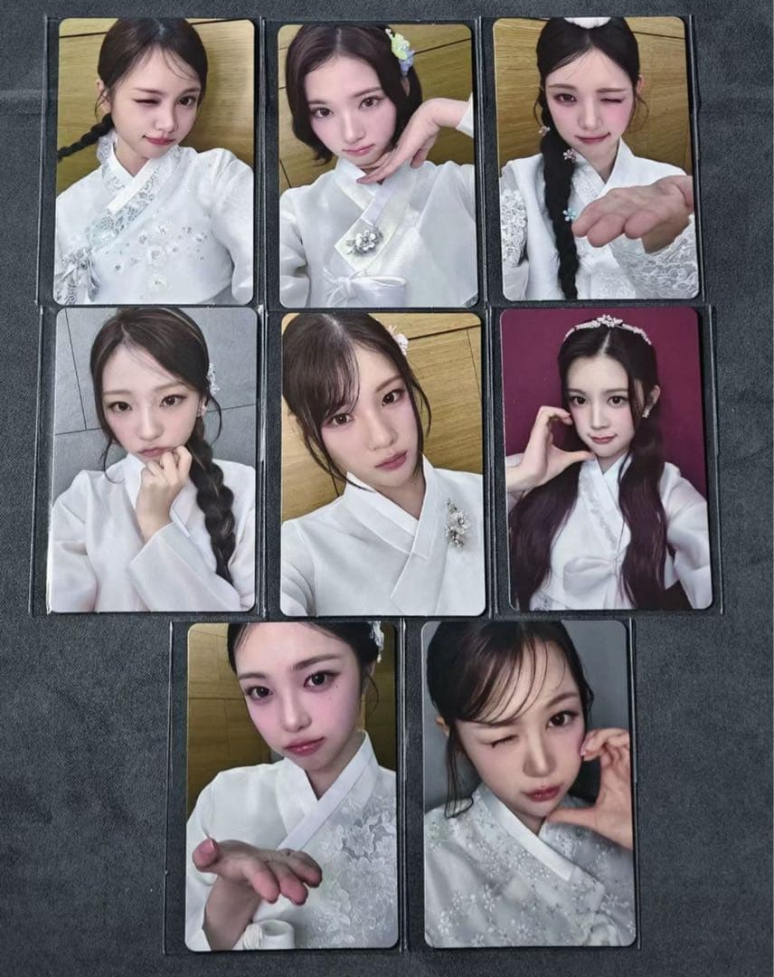 hearts2hearts smtown 韓服トレカ focus 8枚セツト