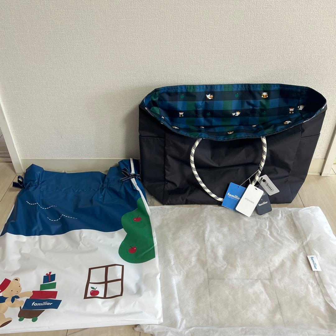 新品　ファミリア　レスポートサック　コラボトートバック