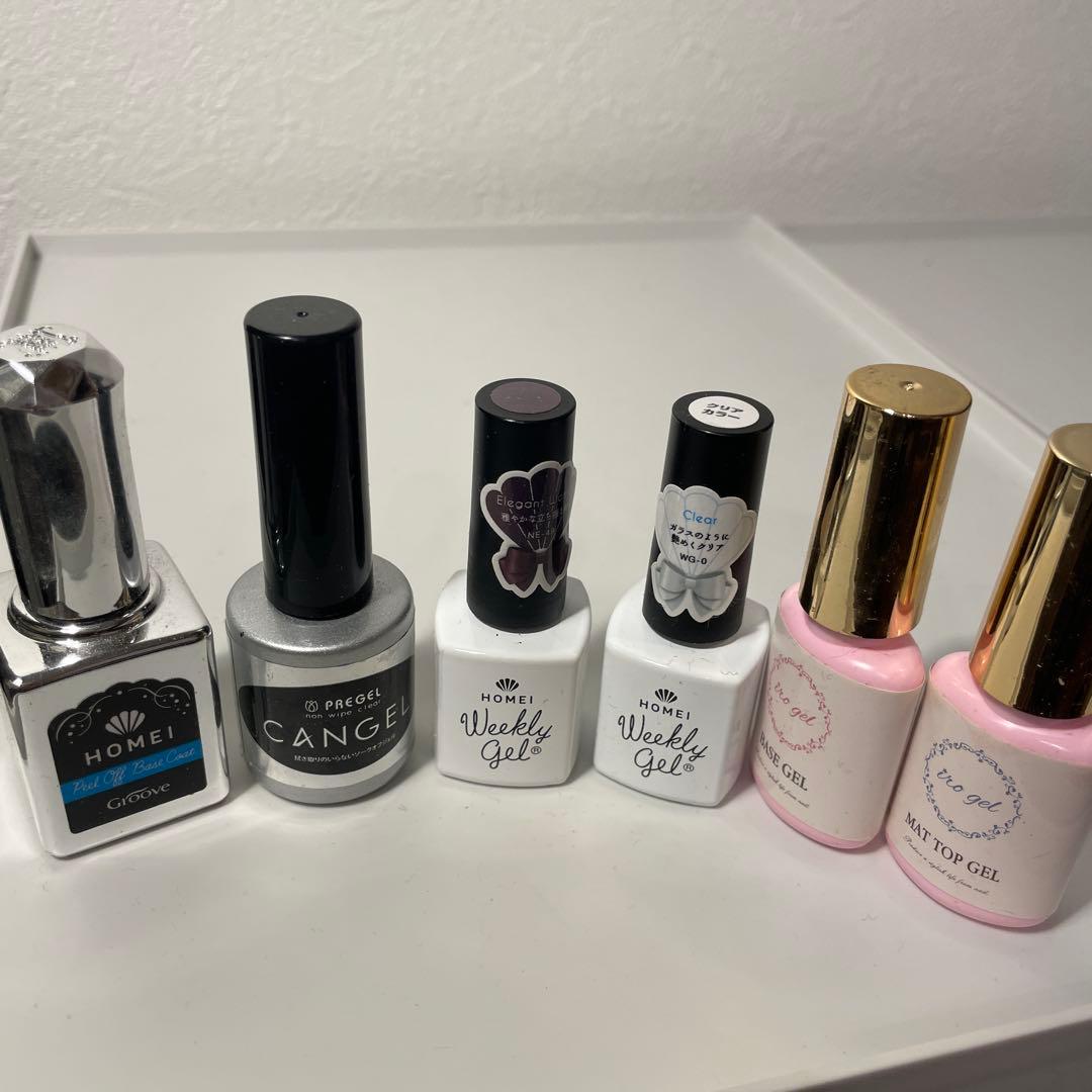 ジェルネイル 引退品 ネイルライト & リムーバー付き パーツ ネイルチップ多数