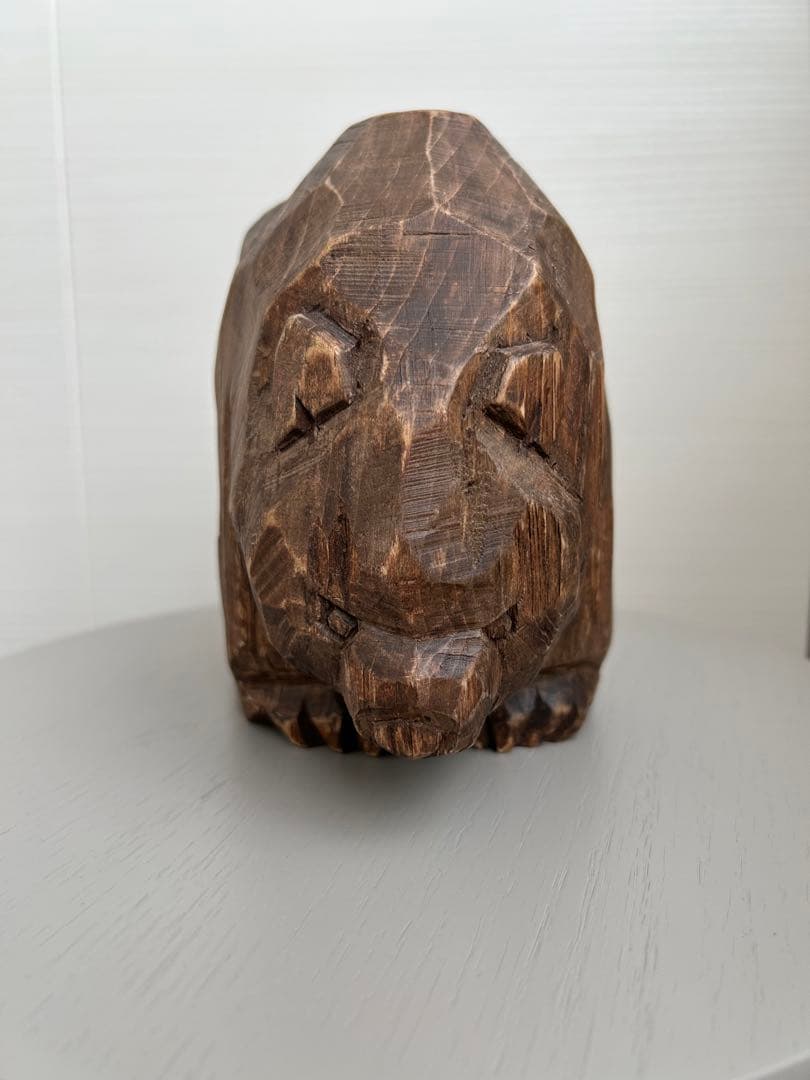 吉田マホガニー ／ 翠帆　木彫り