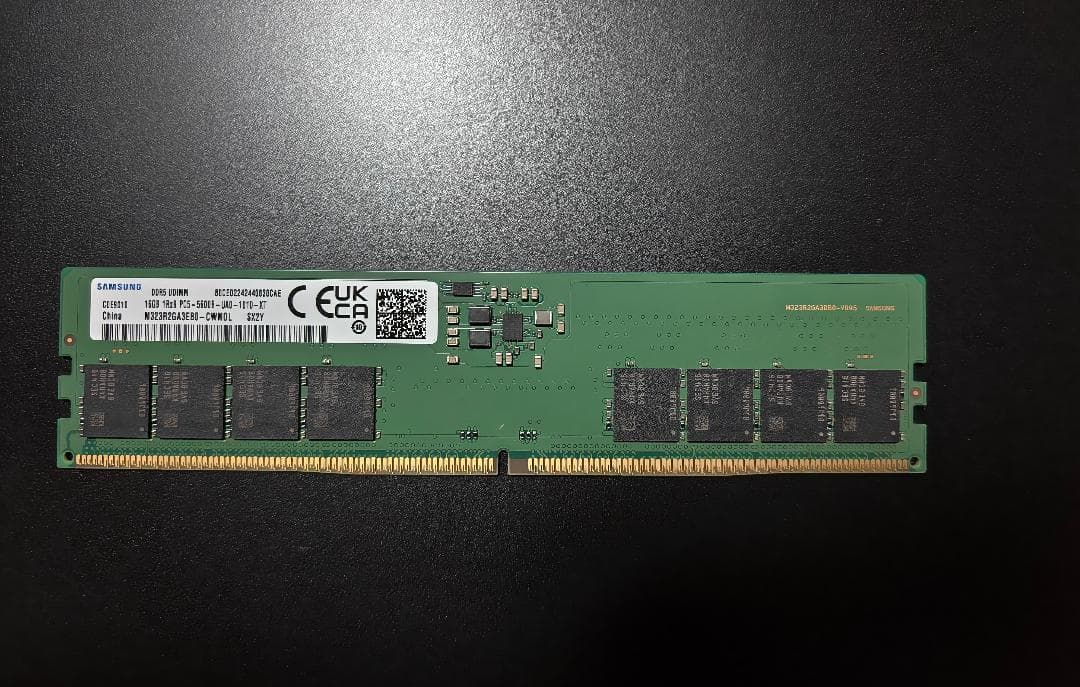 SAMSUNG DDR5 メモリ PC5-5600 16GB