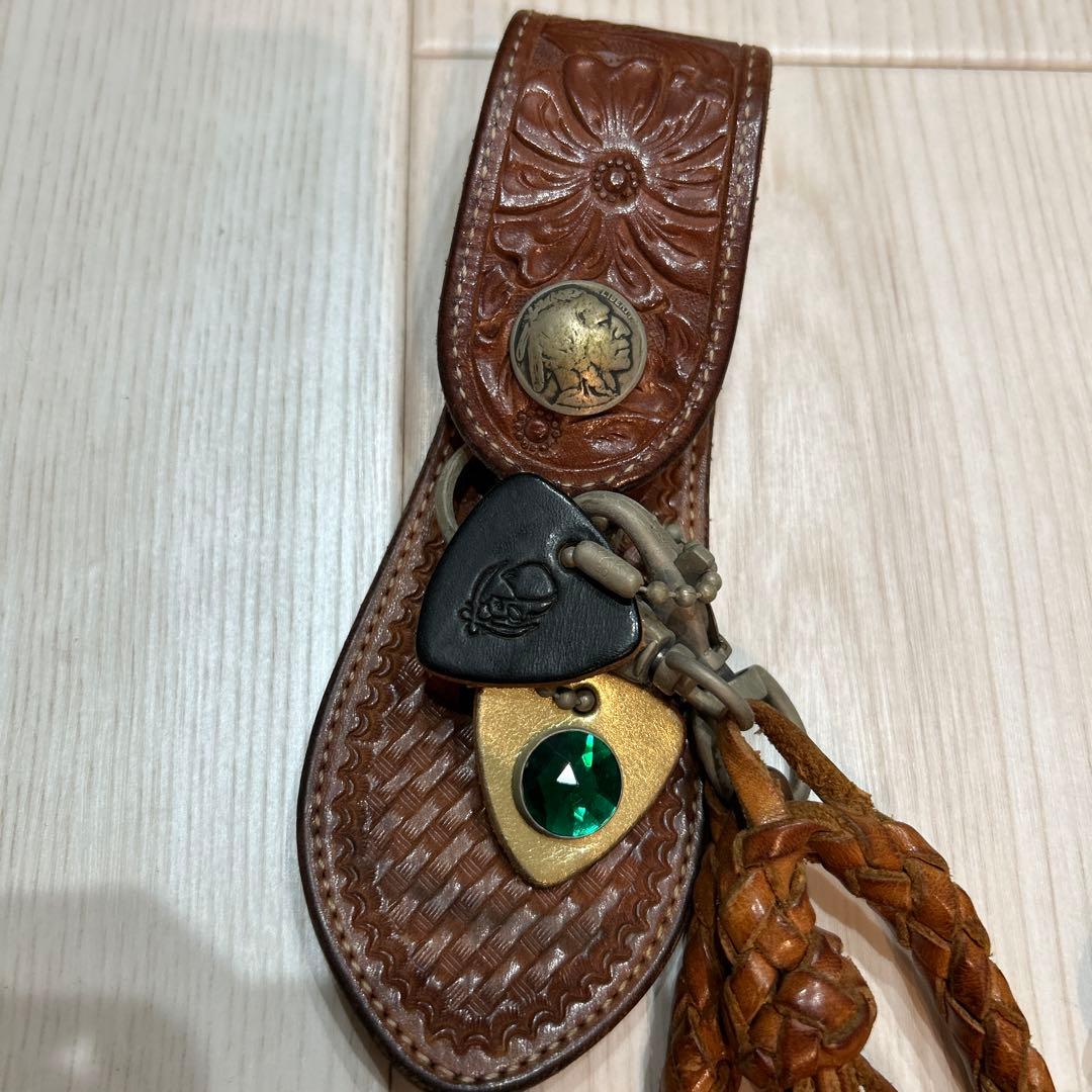 オーダーメイドレザー 長財布　付属ベルト付 バイカーズウォレット