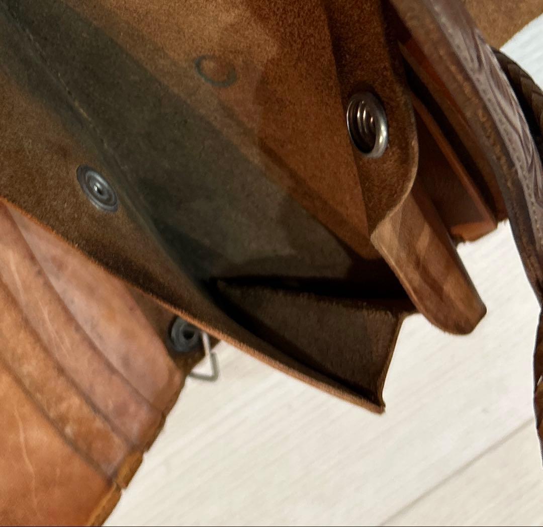 オーダーメイドレザー 長財布　付属ベルト付 バイカーズウォレット