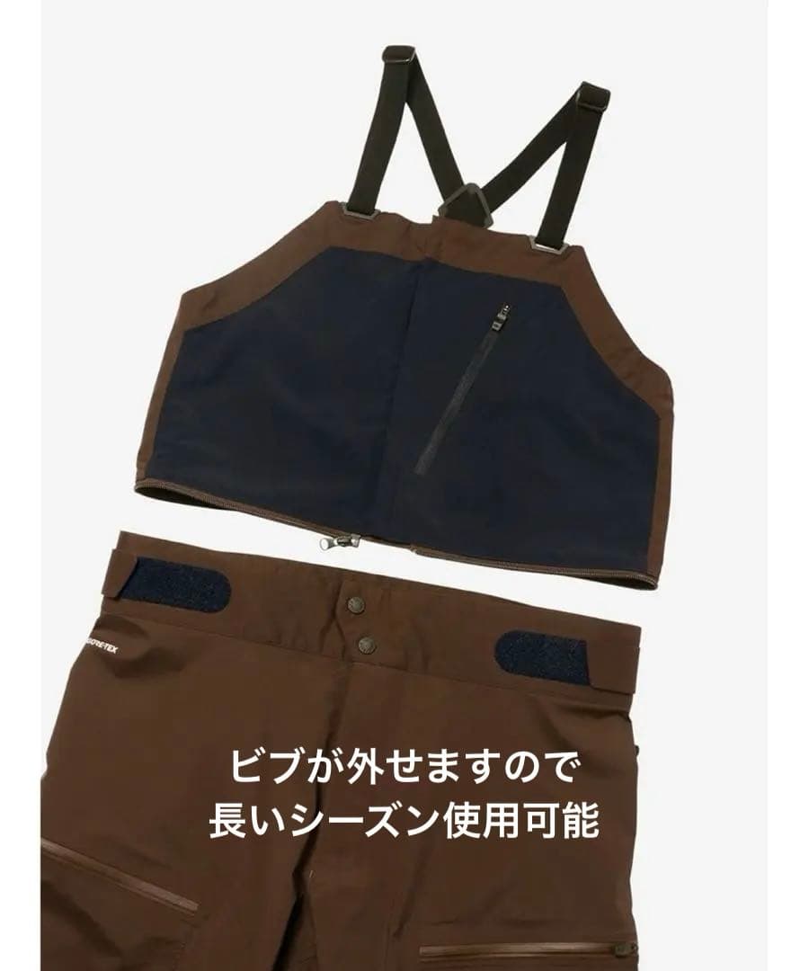 【新品】NORTHFACE GORE-TEX スノーボードウエア ビブパンツ L