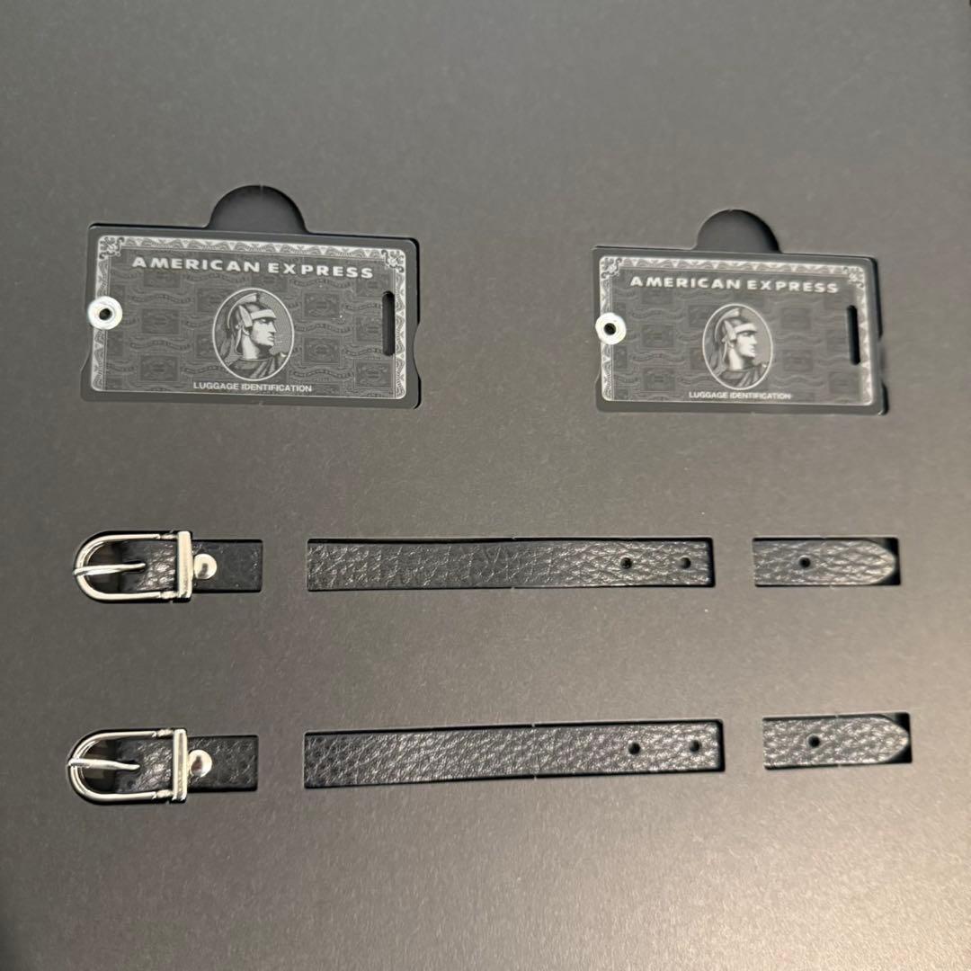 未使用品 AMEX センチュリオン ブラックカード会員専用 ネームタグ 非売品