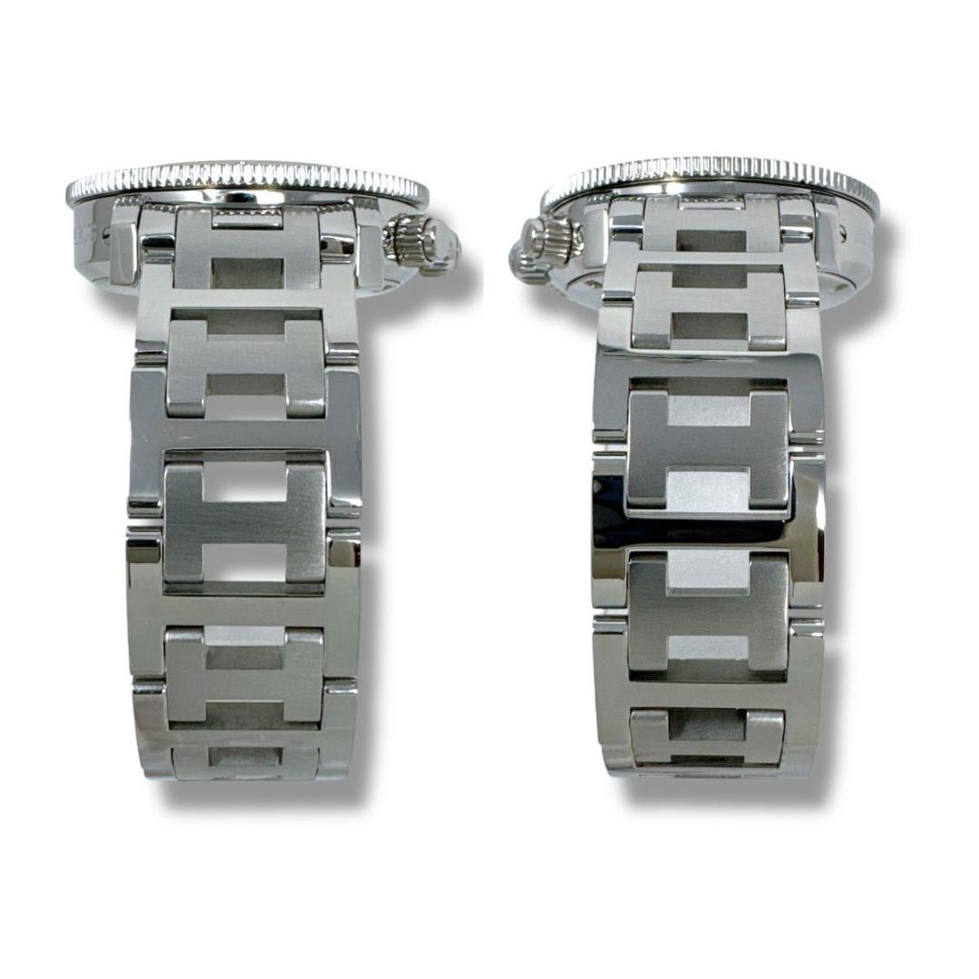 エルメス クリッパー ダイバー CL2.310 クロノ 黒 レディース 腕時計