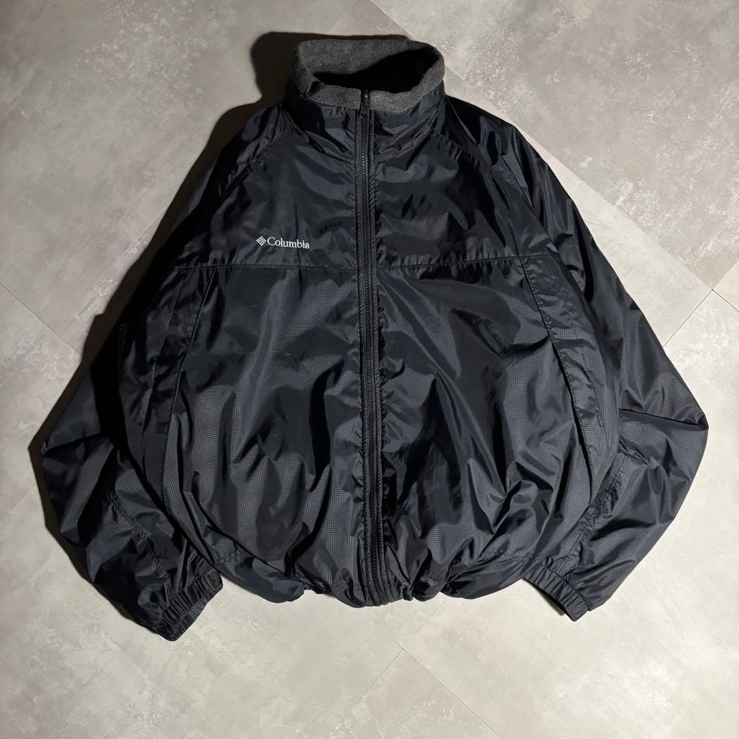 00s コロンビア Colombia パフジャケット　シェルドシンチラ型　黒