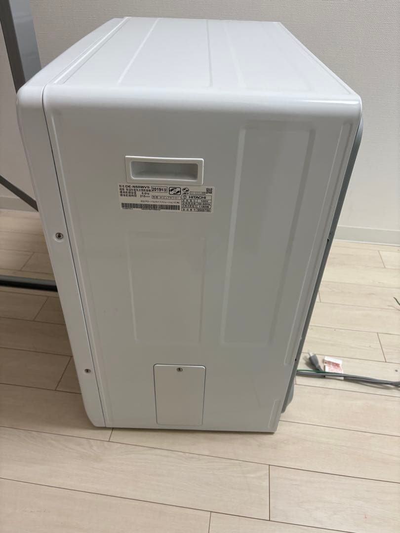 電気衣類乾燥機　5.0kg HITACHI DE-N50WV(W) 2019年製