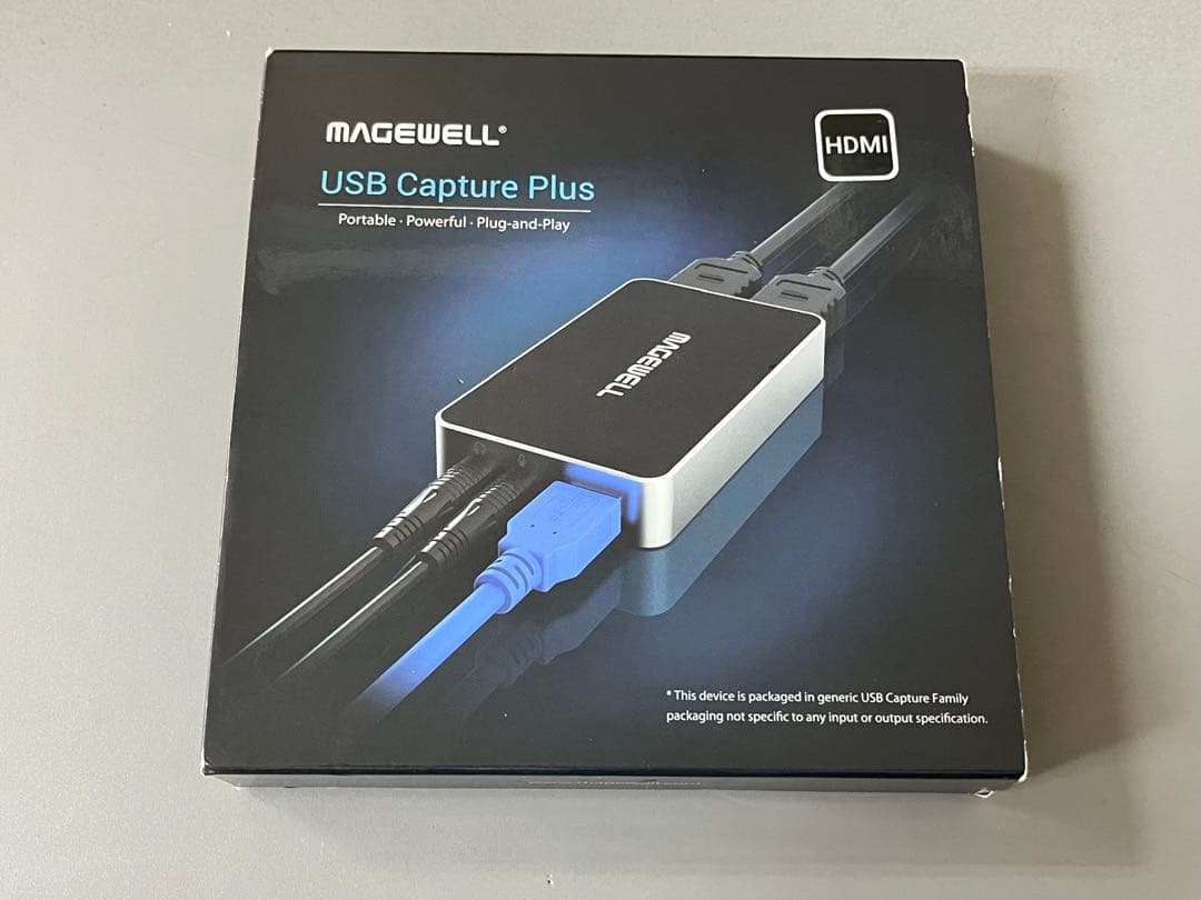 MAGEWELL USB Capture Plusビデオキャプチャ 4K