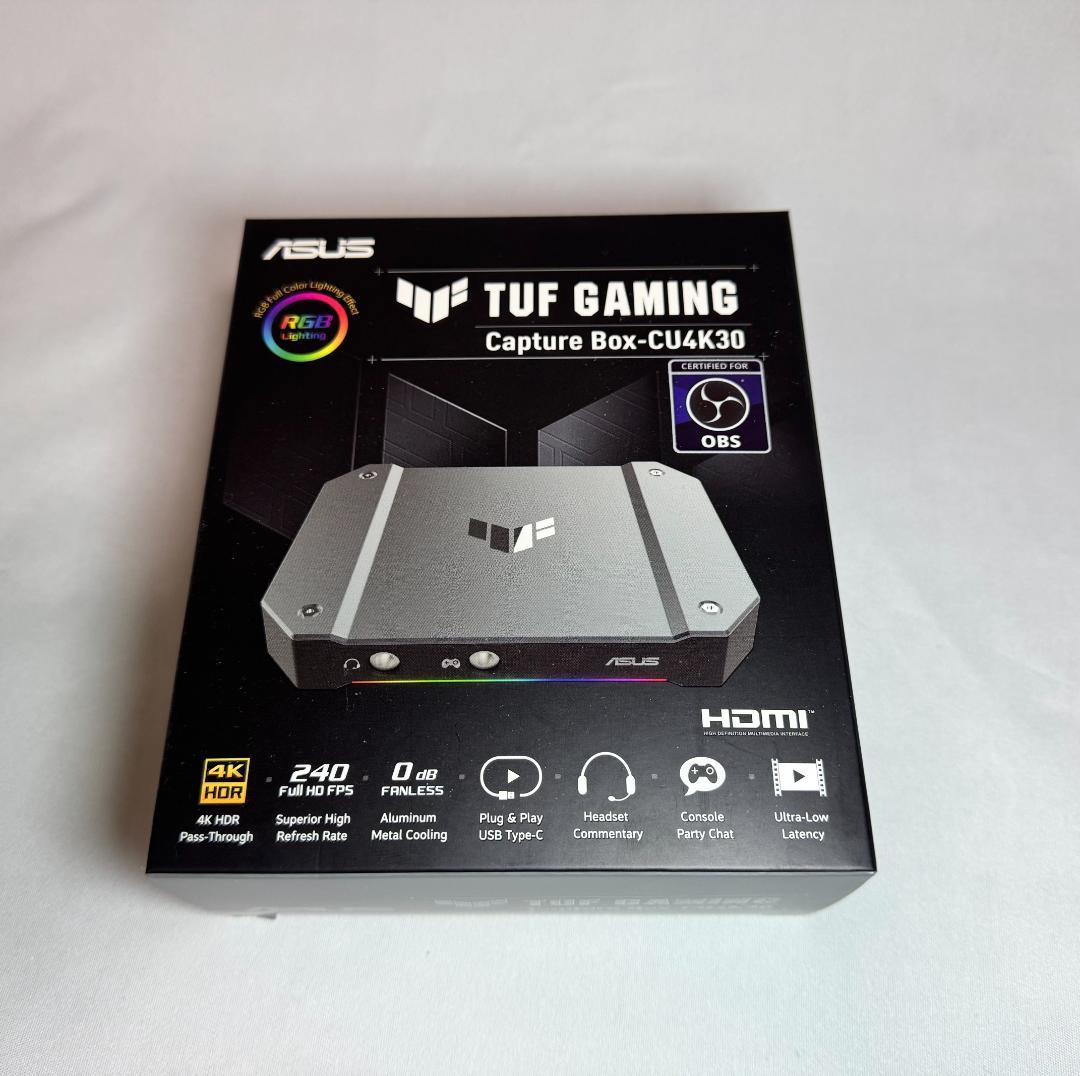 ASUS TUF GAMING キャプチャーボード CU4K30