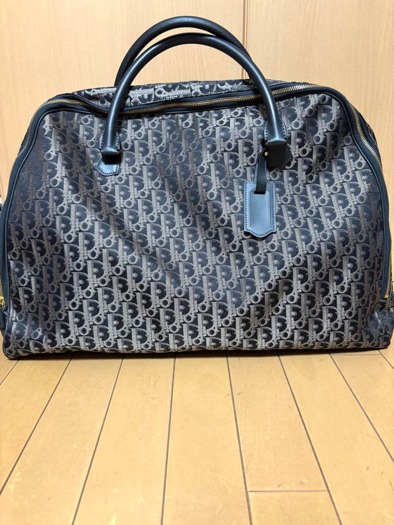 レア　ブラック　クリスチャンディオール　ボストンバッグ