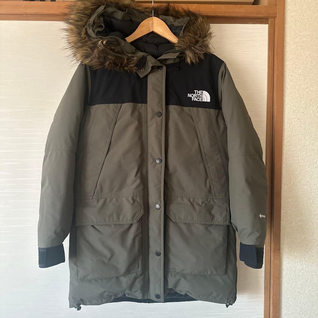 極美品 男性にも★THE NOTHE FACE ゴア ダウン レディース L