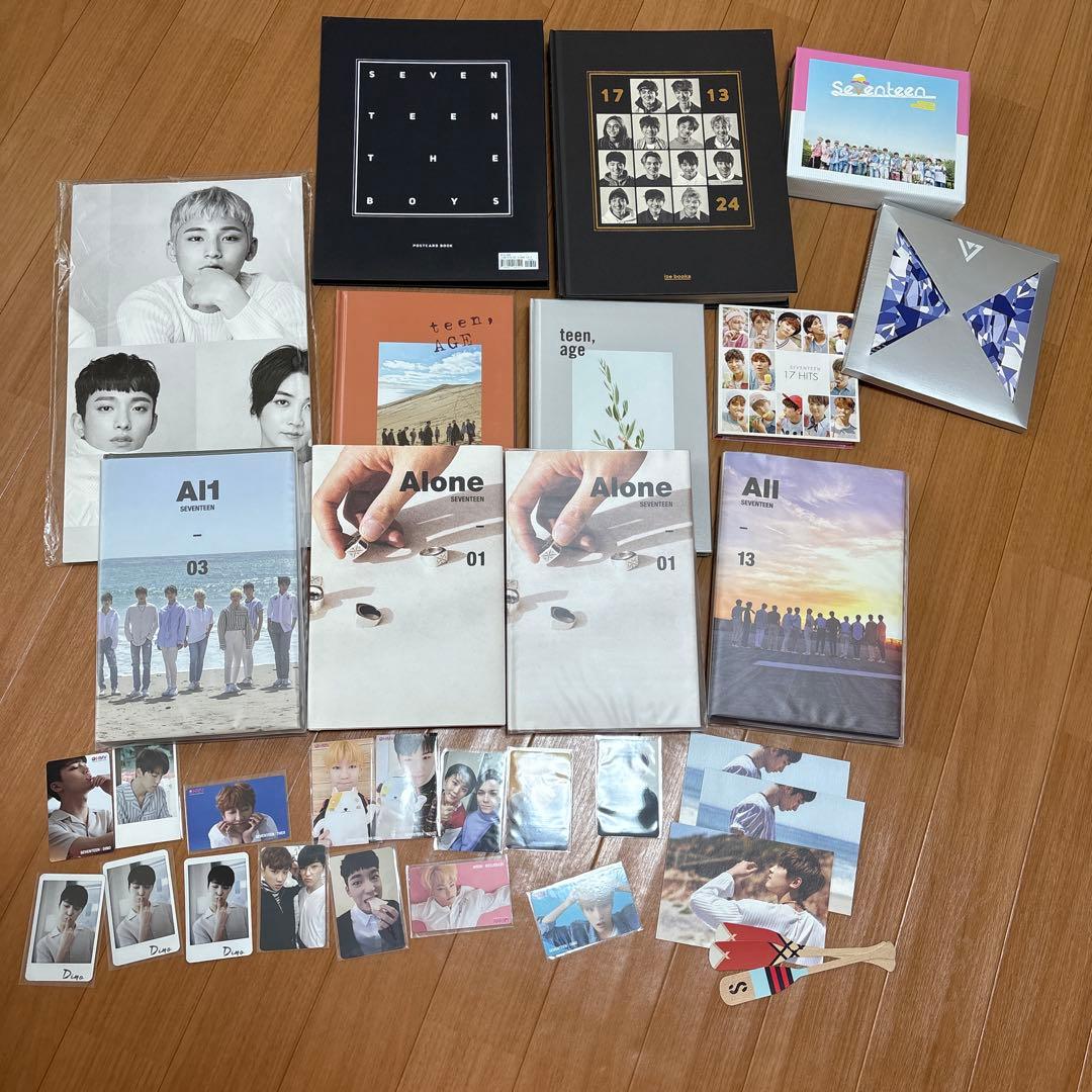 **）様 【まとめ売り】SEVENTEEN アルバム　セット　トレカ　ポストカー