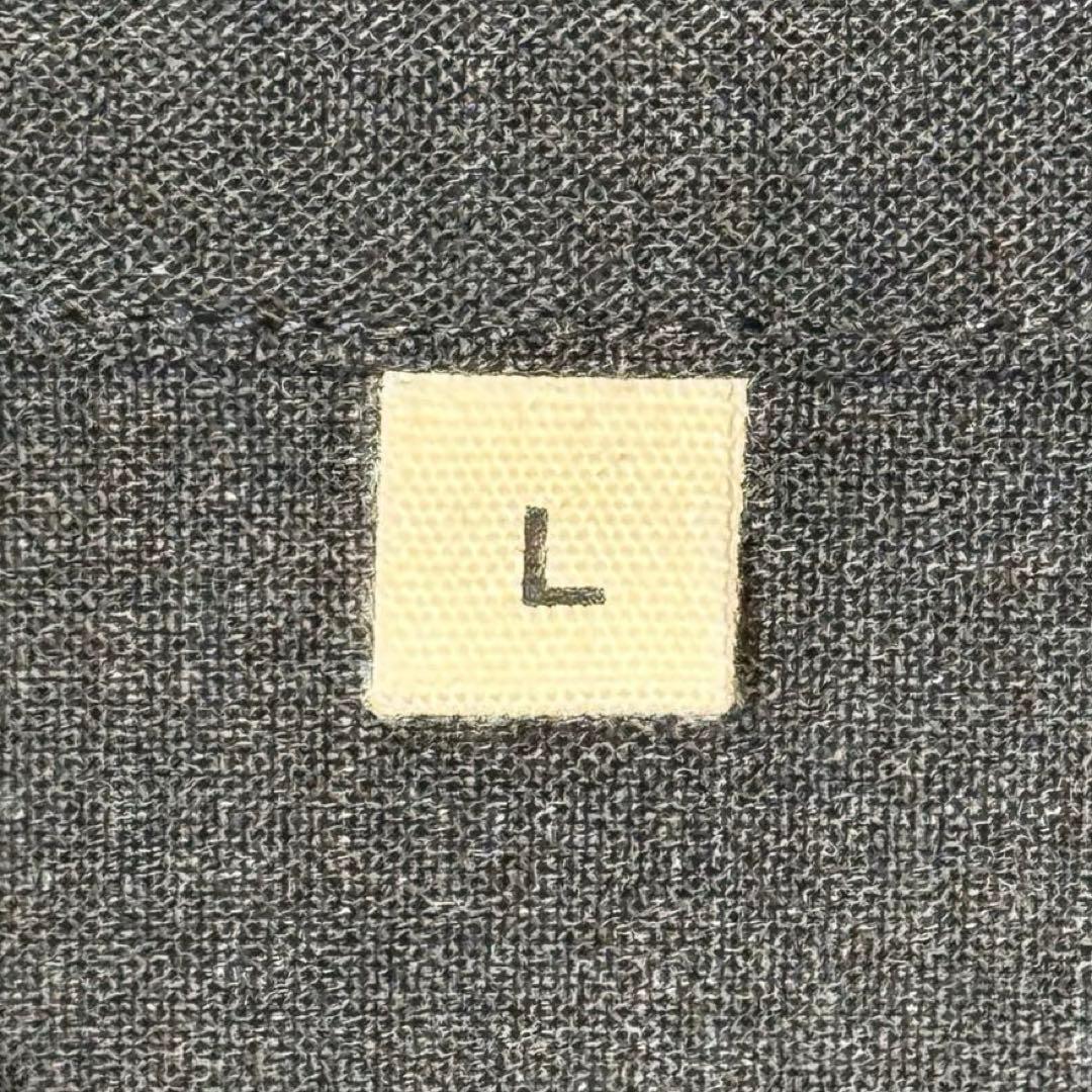 完売品✨MUJI Laboウール混レギュラーカラーシャツ ダークグレー L