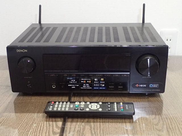 DENON AVアンプ AVR-X1600H　リモコン付き・超美品・動作快調