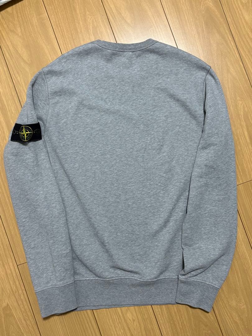 Stone  グレー クルーネック トレーナー