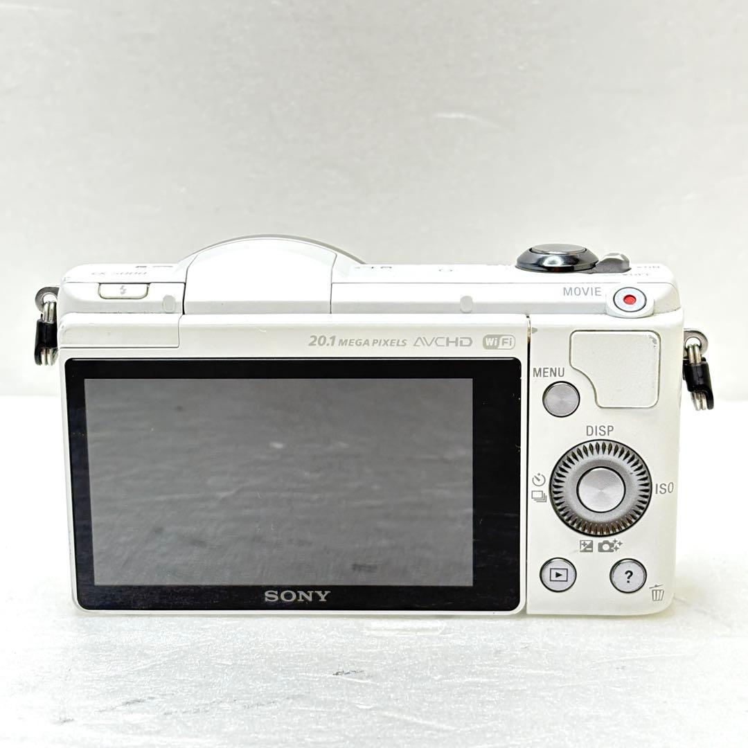人気ホワイト✨自撮り&Wi-Fi❤️ソニー α5000 パワーズームレンズキット✨