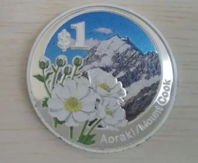ニュージーランド 2007年 Aoraki/Mount Cook 1オンス 銀貨