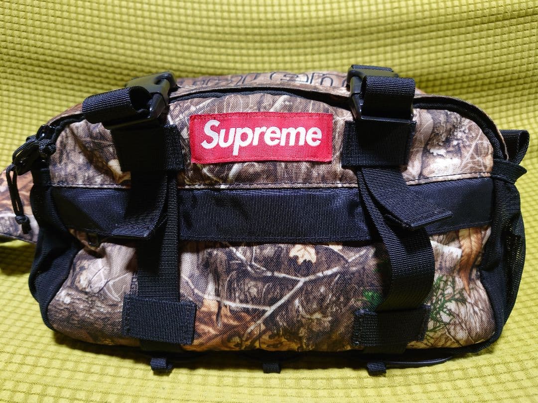 シュプリーム 19AW ウエストバッグ リアルツリーカモ