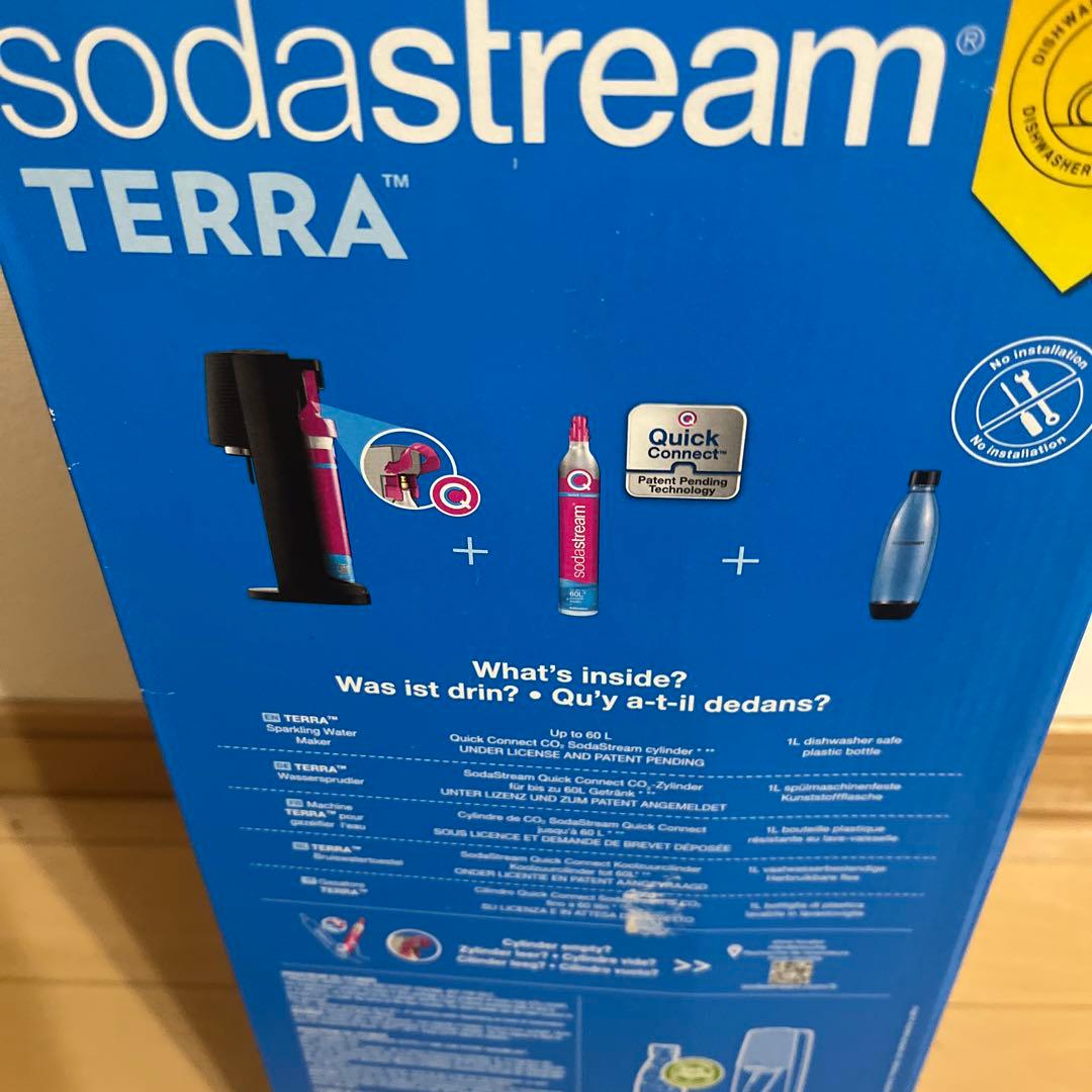 sodastream TERRA 炭酸水メーカー　黒色