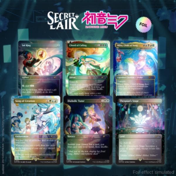 Secret Lair x Hatsune Miku 春夏秋冬 英語 FOIL
