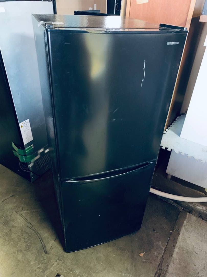 ①✅アイリスオーヤマノンフロン冷凍冷蔵庫 ✅ IRSD-14A-B✅送料設置無料